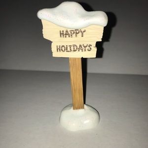 Pooh‎ & Friends Holiday Sign Figurine